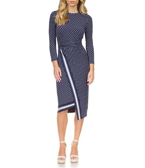 michael kors vines border print dres|Michael Kors Dotted Border.